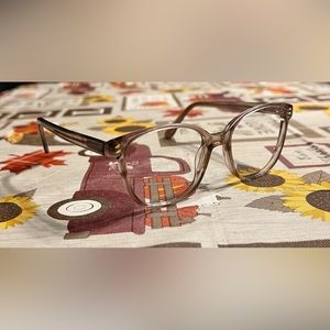 Amelia E Chardonnay Beige/Clear Eyeglass Frames 35-001643